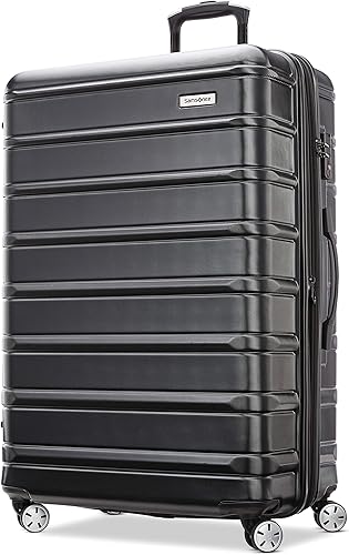 Equipaje extensible Samsonite Omni 2 Hardside con ruedas giratorias, Negro medianoche), 138454-1548