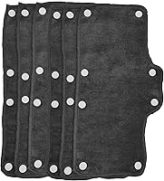 Vista 18 de Banda de sudor beige para casco de terciopelo lavable, forro de algodón de rizo NAEE a presión (6 piezas)