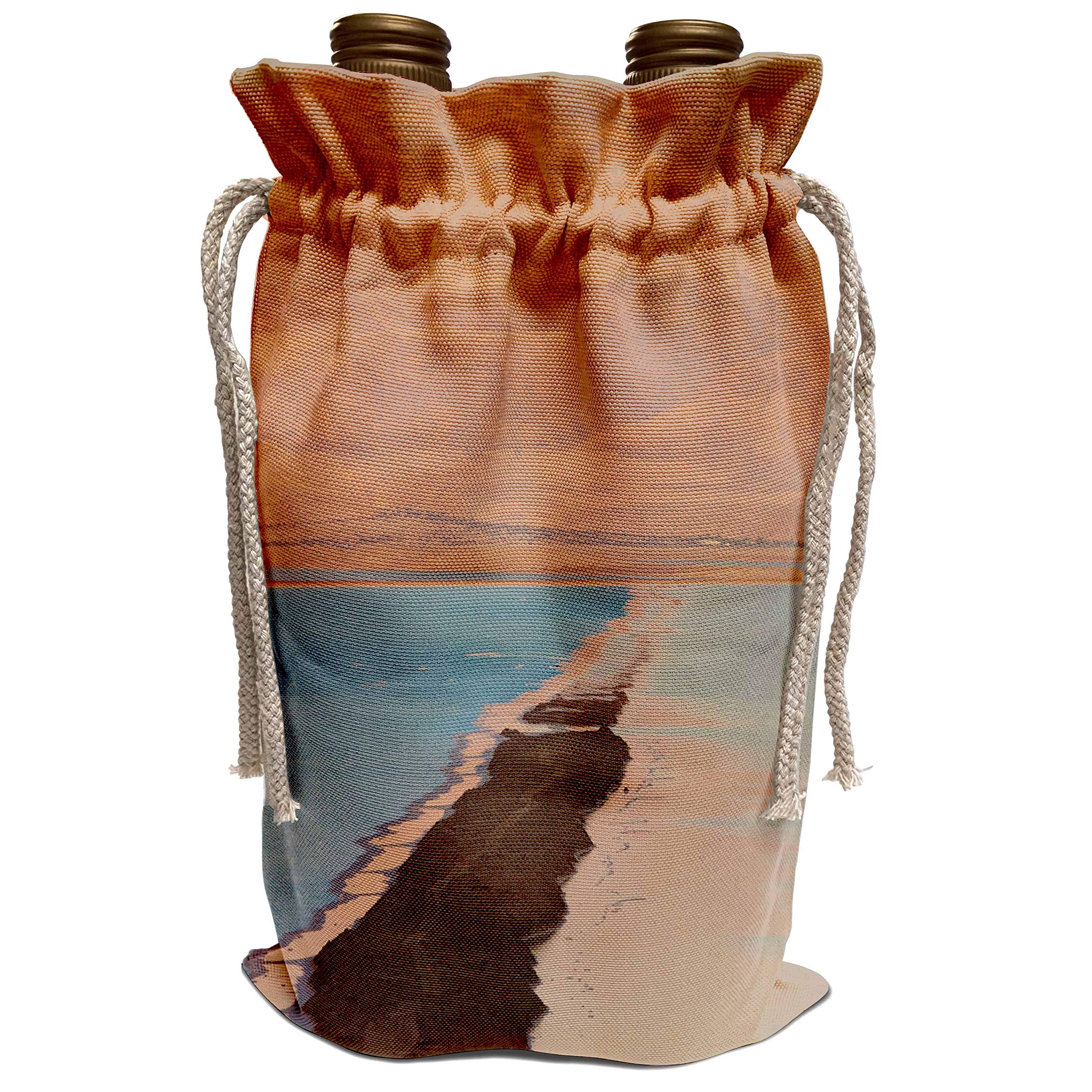 Wine Bag - Israel, Dead Sea, Ein Bokek, Dead Sea, dusk-AS14 WBI0628 - Walter Bibikow Dead Sea