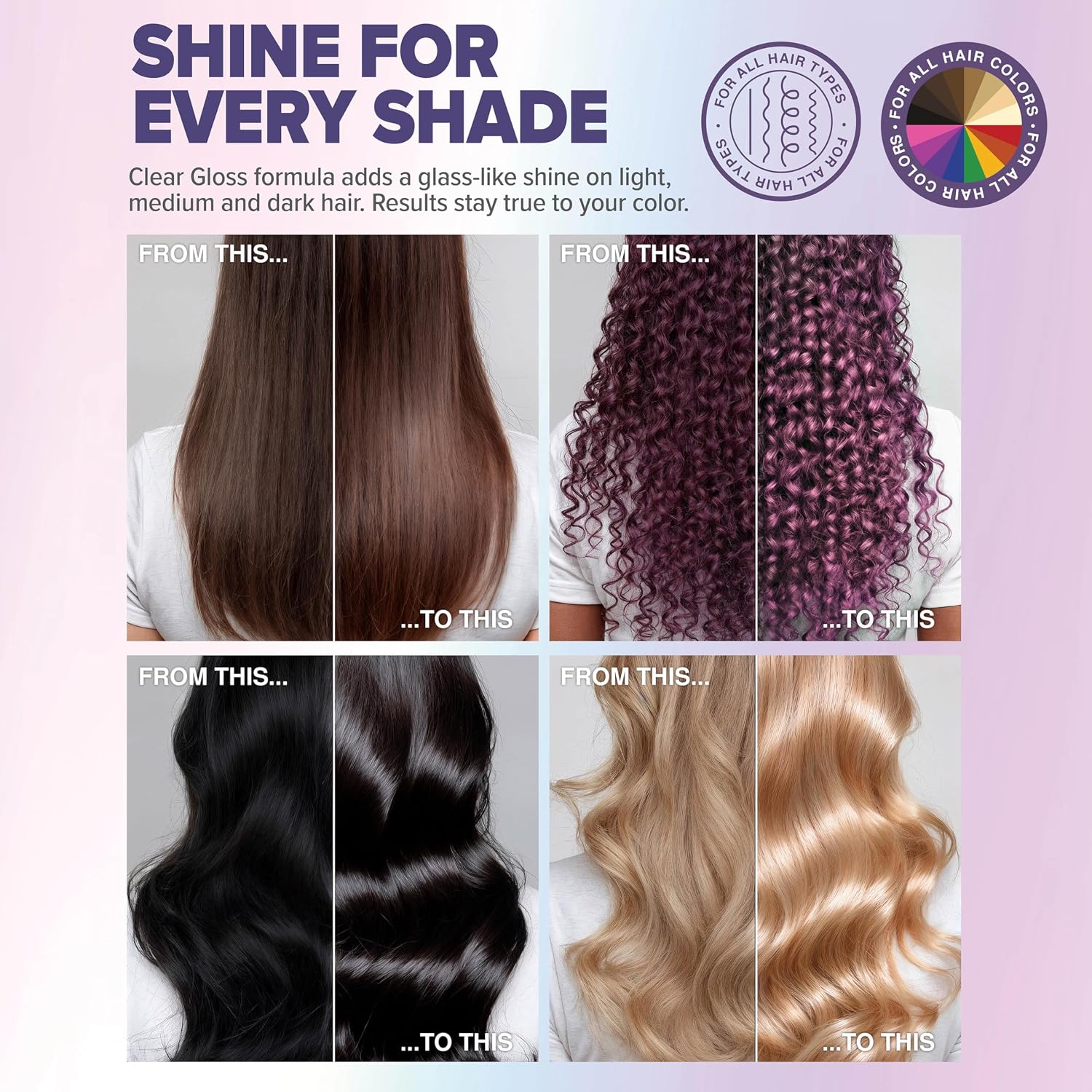 Splat Glossy Sauce Demi-Permanent Clear Gloss Hair Color