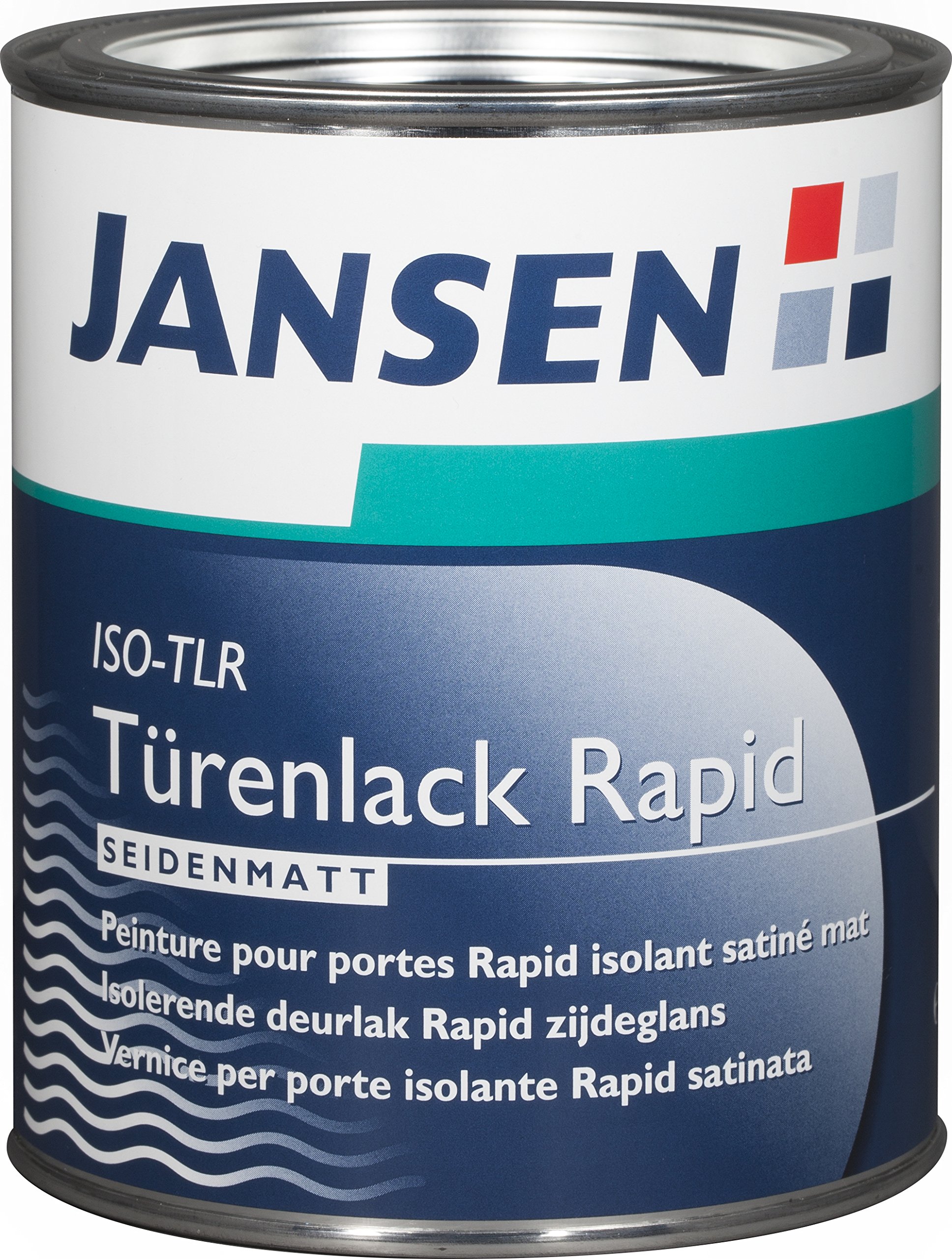 Jansen Türlack ISO-TLR Rapid Weiss 750 ml – seidenmatt, Acryllack, Isolierfarbe