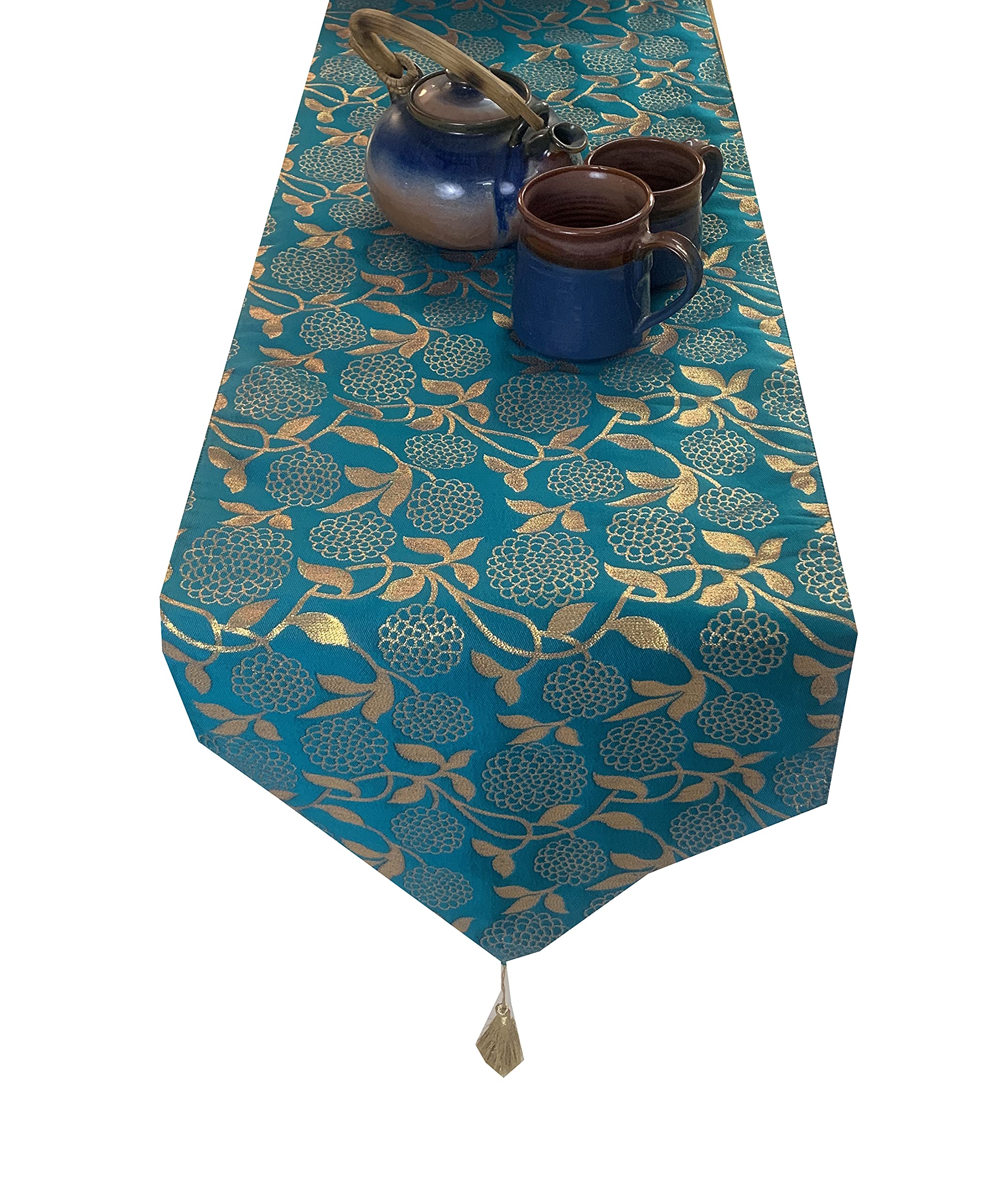 Pink Parrot Silk Table Runner - 12x70 Inch -23