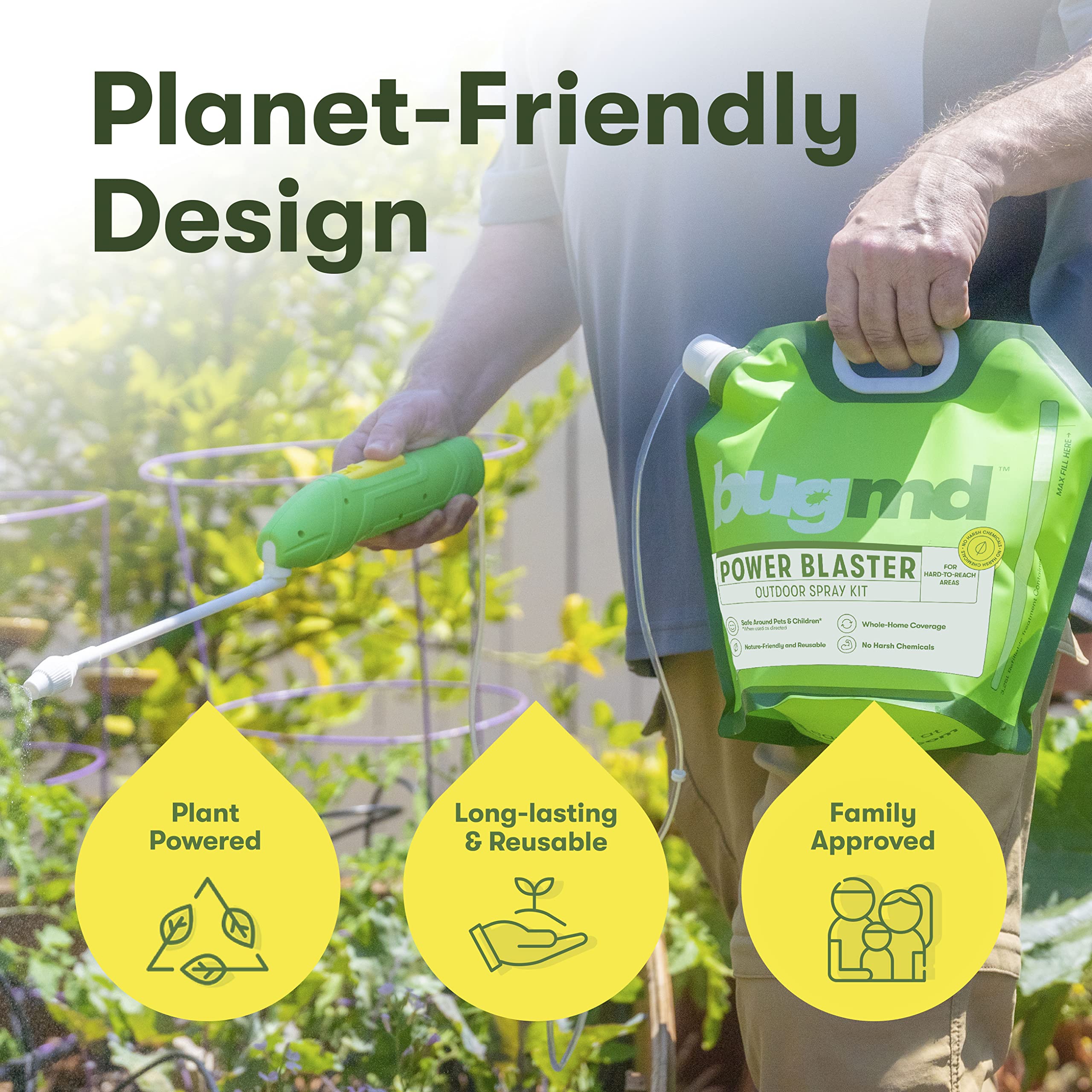 BugMD Blaster Kit 3 Pest Control Essential Oil Concentrate 3.7 oz and