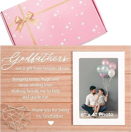 Miniatura 20 de Regalo de Propuesta para Madrina Marco de Fotos Único para Madrina Recuerdo - Regalo de Agradecimiento - Marco para Bautizo y Bautismo para Madrina