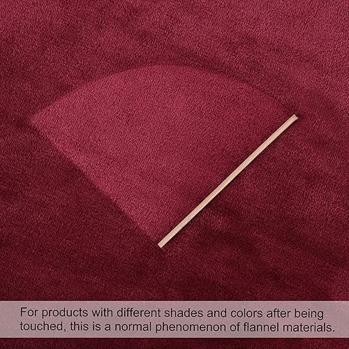 Miniatura 7 de PiccoCasa Manta de franela de forro polar, suave, ligera y cálida para todas las estaciones, dobladillo ancho, lujosa y cómoda, decorativa para sofá