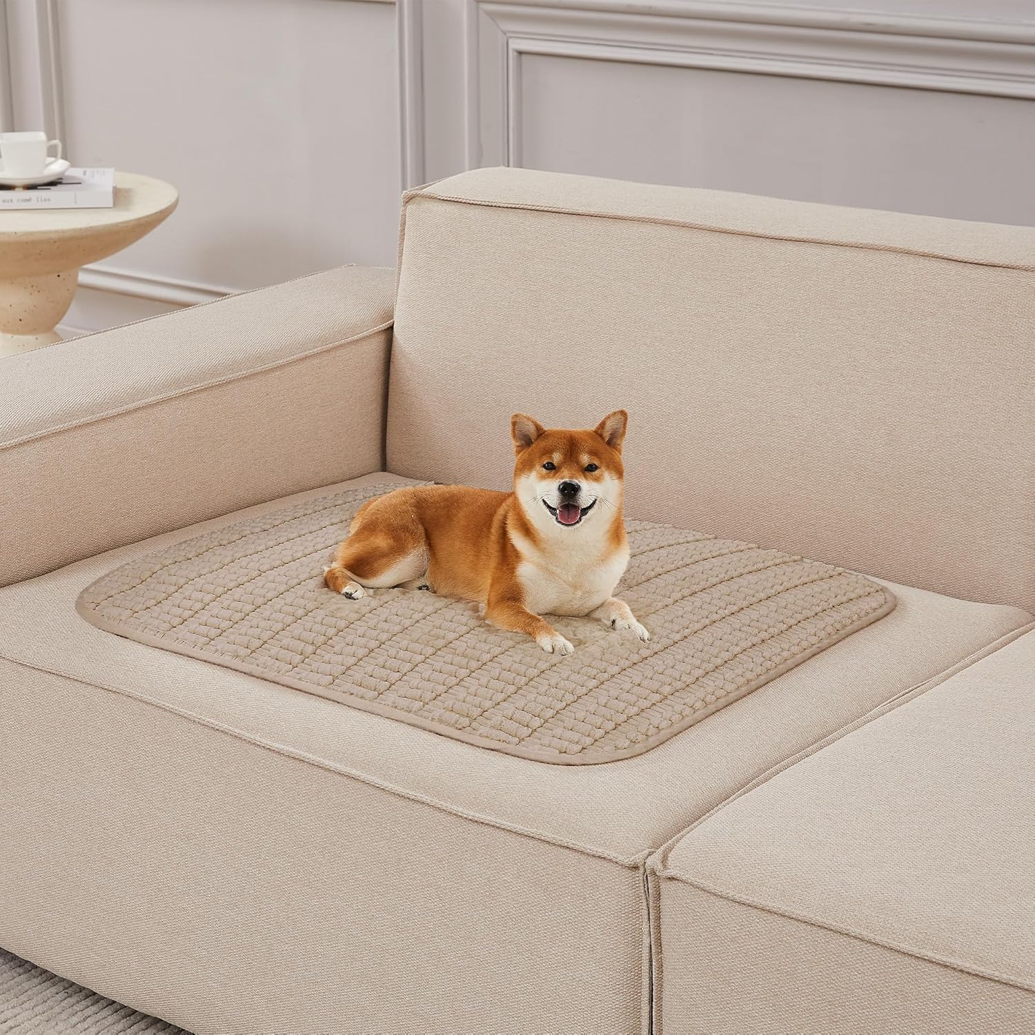 Meider Couch Arm Covers Sofa Mats for Armrests, 2pcs 30x30 inch Anti-Slip Sofa Seat Protectors Large Arm Protector Backrest Covers (Brown) 30x30 inch (2 pcs) Brown