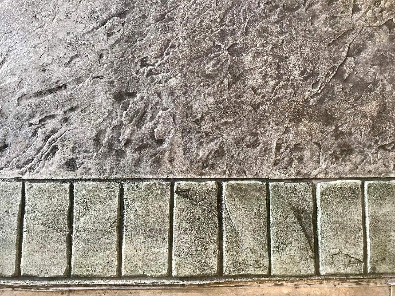 3 x 3 ft Seamless Concrete Stamp Texturing Skin Single - Concrete, Cement, Overlay (Vermont Slate)