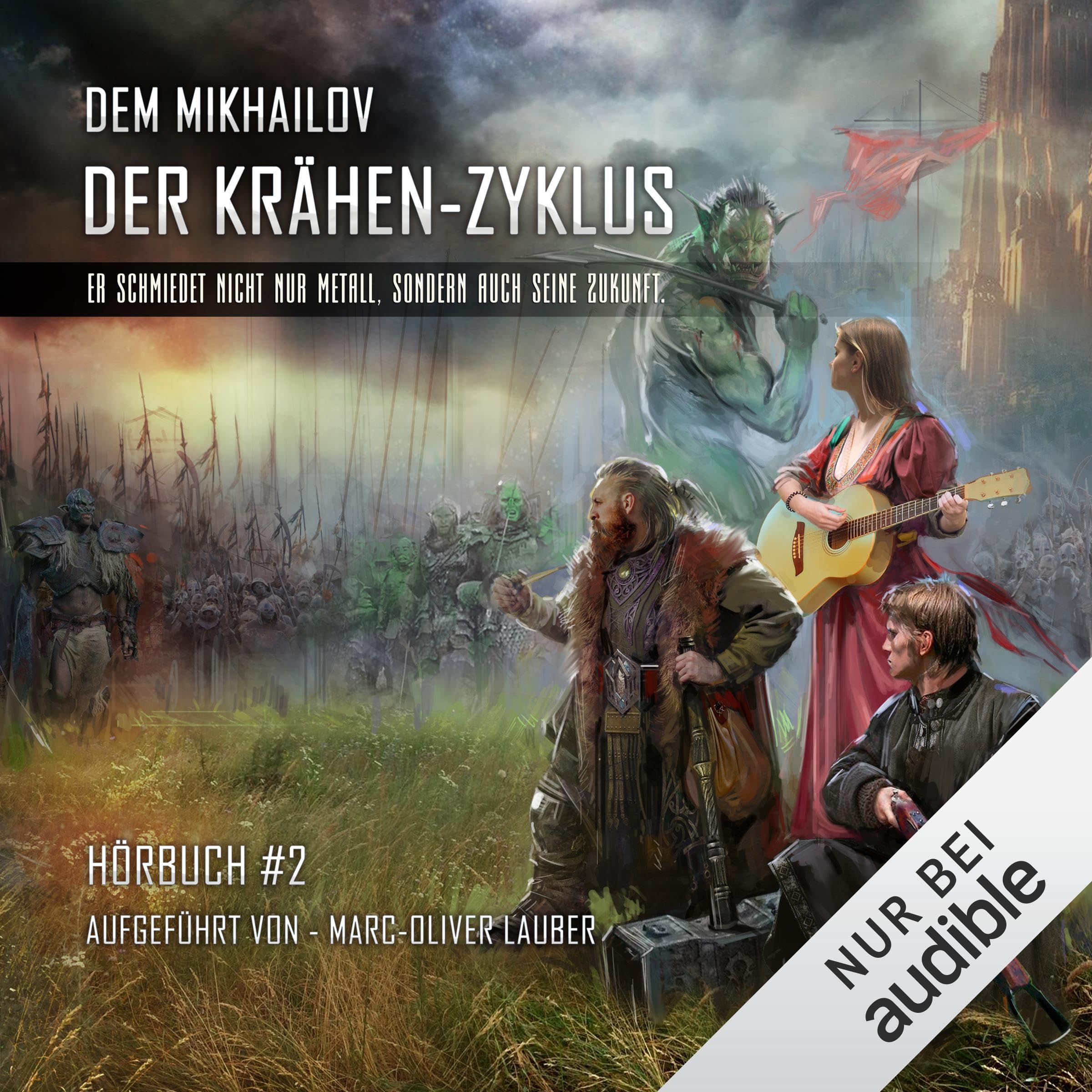 Cover art for Der Krähen-Zyklus 2. LitRPG-Serie