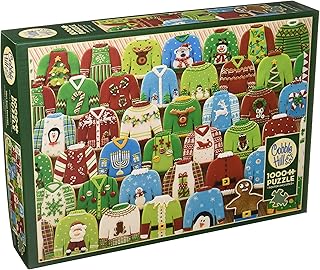 Cobble Hill 1000 Piece Puzzle - Ugly Xmas Sweaters - Sample Poster Included
