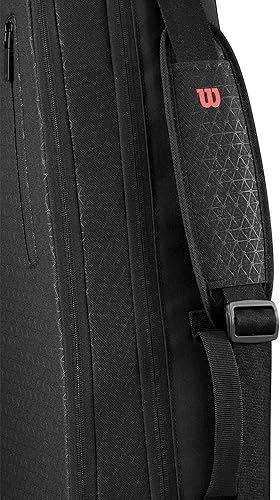 Miniatura 7 de WILSON Clash V3 Super Tour - Bolsas para raqueta de tenis, color negro y infrarrojo