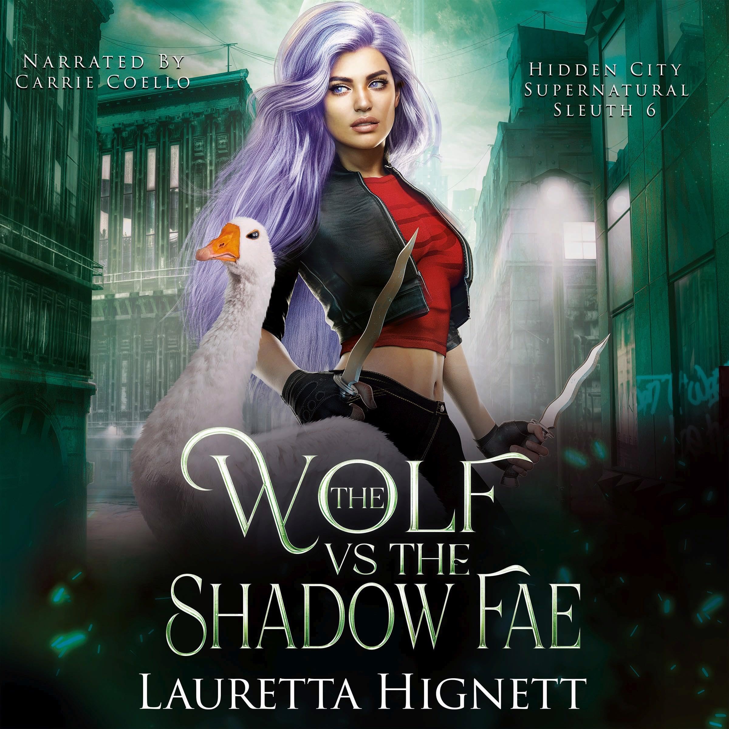 Cover art for The Wolf vs the Shadow Fae