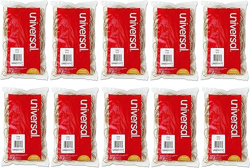 Bandas de goma, tamaño 117, 7 x 18, 210 bandaspaquete de 10 unidades