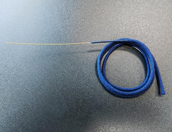 High end Cotton core Kerosene Lighter Cotton core Cotton core with Metal Needle Cotton Wick for Oil Lighter Cotton core for Exchange General Purpose Replacement Cotton Wick (Blue)