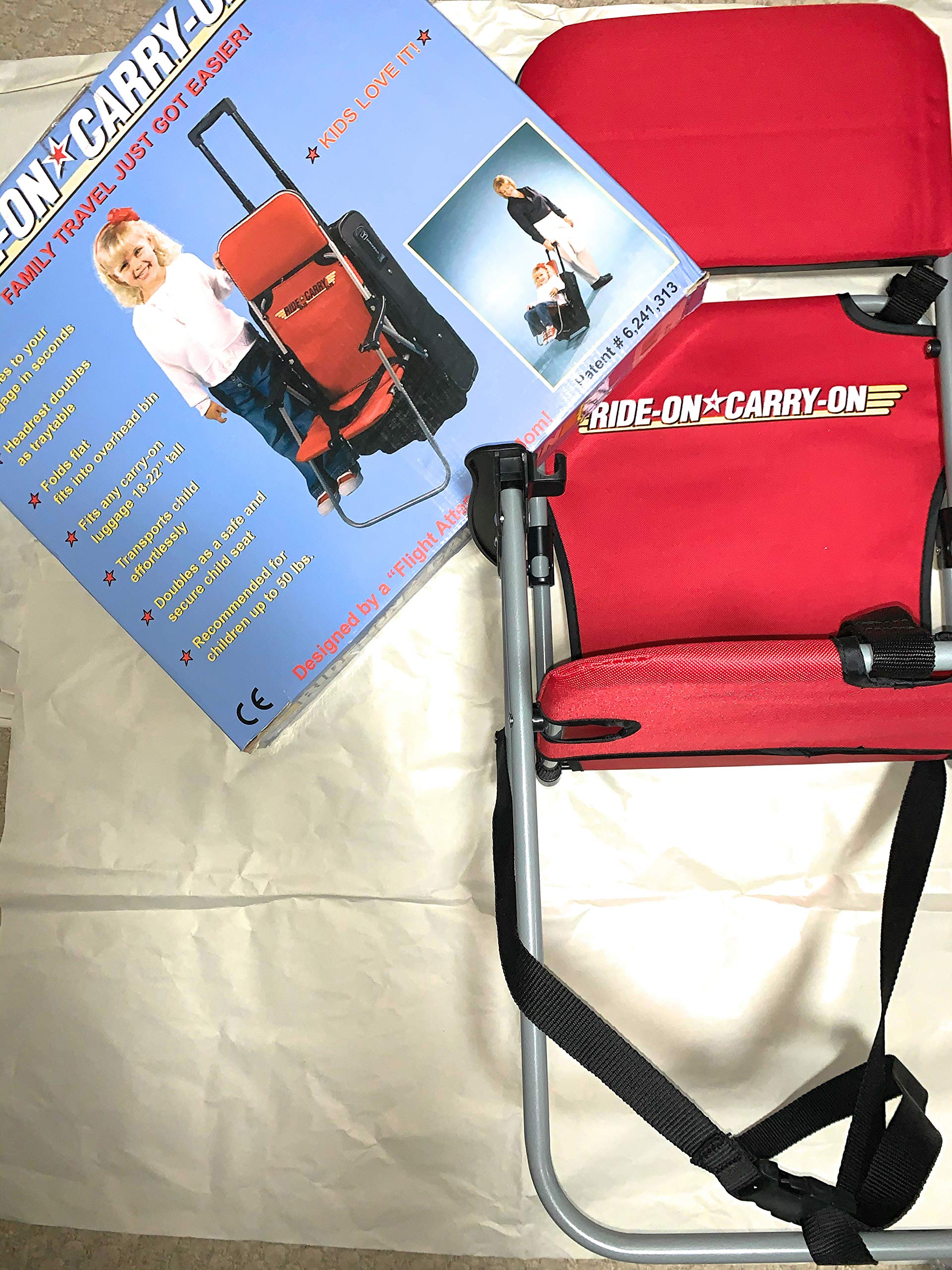 Buy Ride On Carry On Travel Child Seat Luggage Attachment Online at