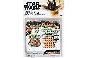 The Mandalorian Baby Yoda Star Wars Fuse Bead Blister Kit: Stitch and Play!