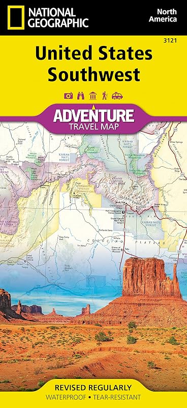 United States, Southwest Map (National Geographic Adventure Map, 3121)