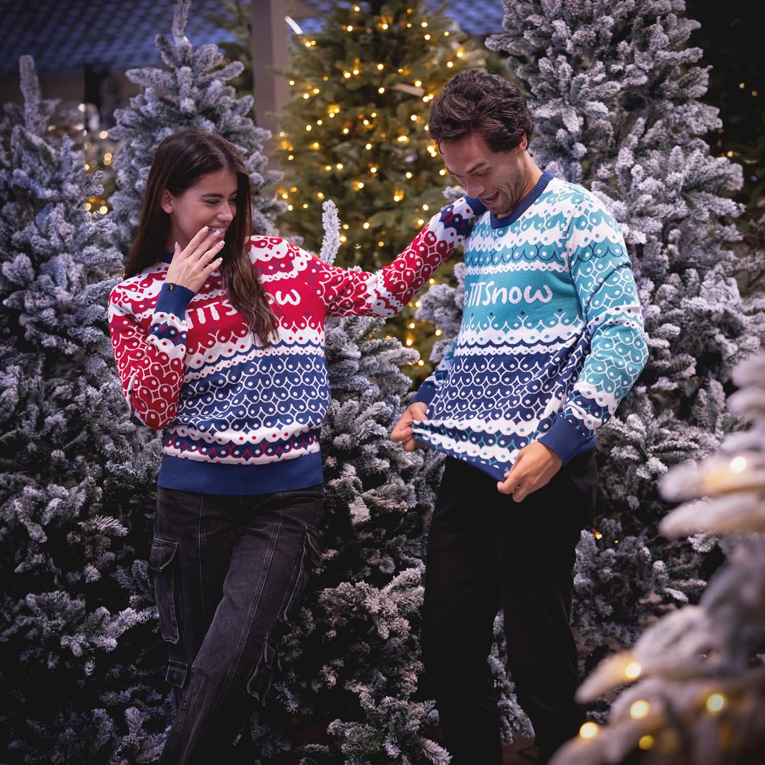 JAP Kersttrui LeTITSnow Rood – afbeelding 7