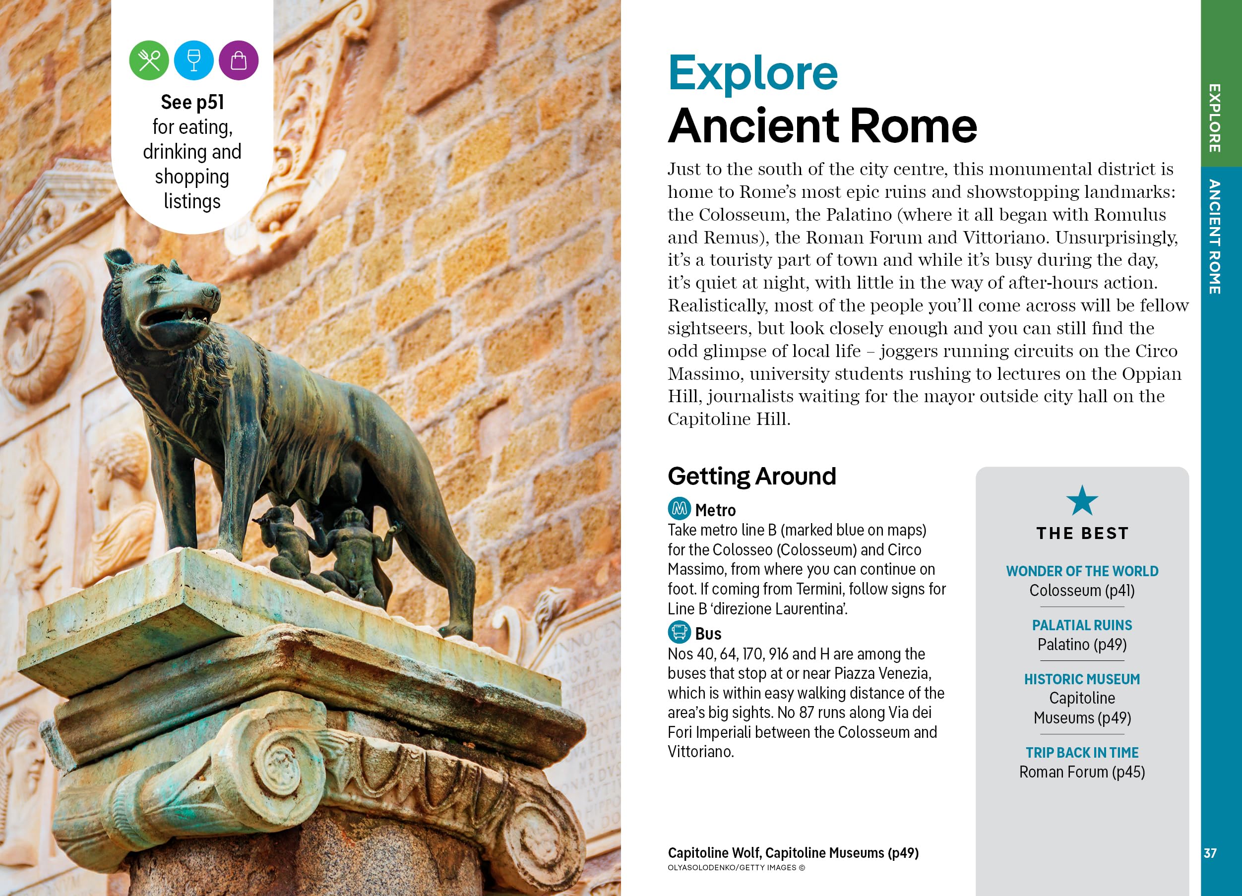 Pocket Rome 9ed -anglais-: Discover Twice the City in Half the Time | Top Sights | Maps & Walking Tours | Covers Colosseum, Spanish Steps, Trevi Fountain and more