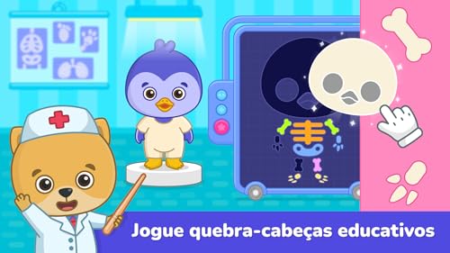 Jogos para crianças: seja um médico no seu hospital - divertido e educativo!