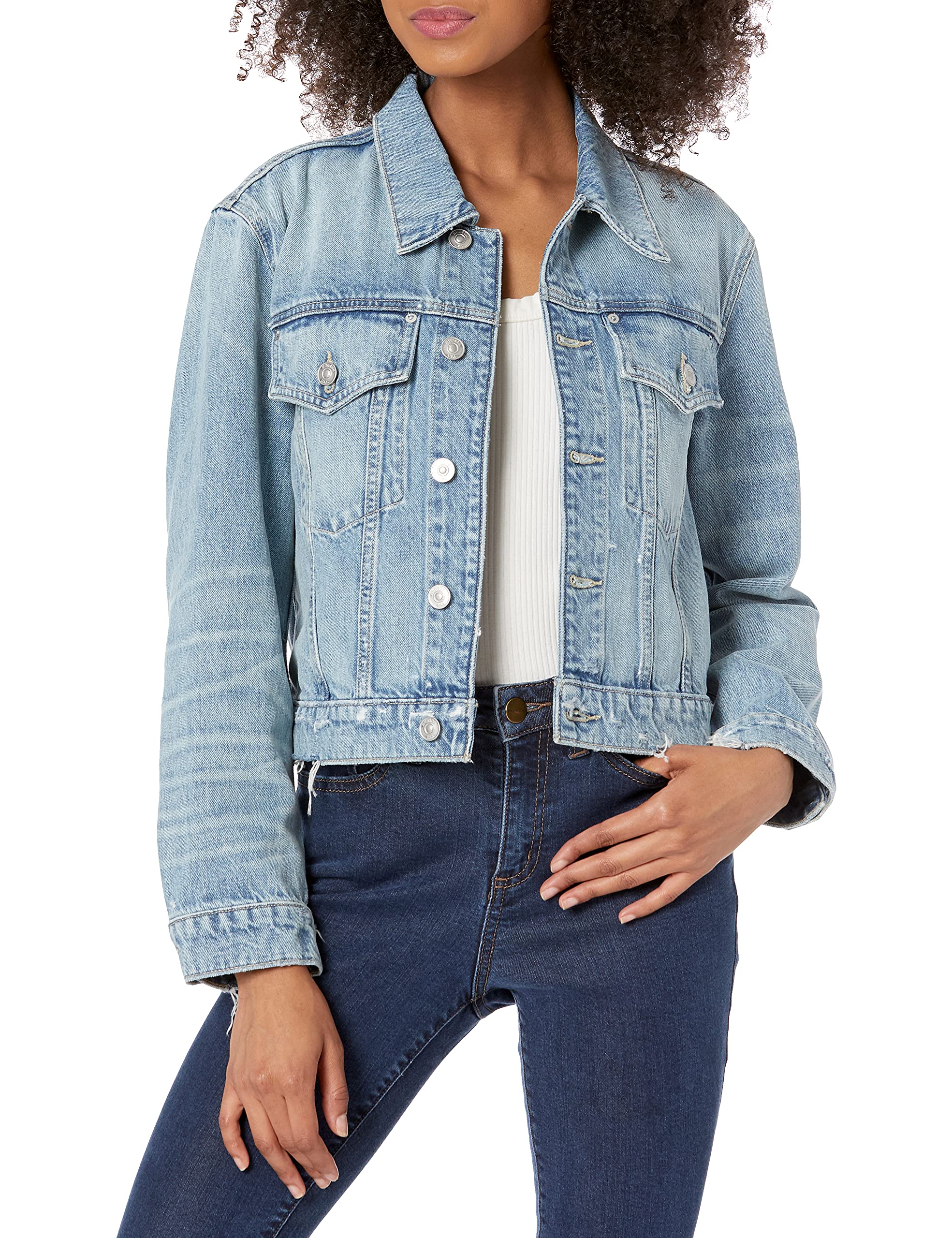 HUDSONWomen's Cropped Trucker Jacket