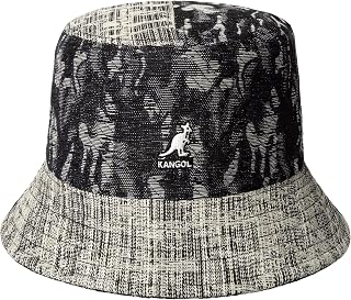 Kangol Denim Mash Up Bucket Black Topstitch XL