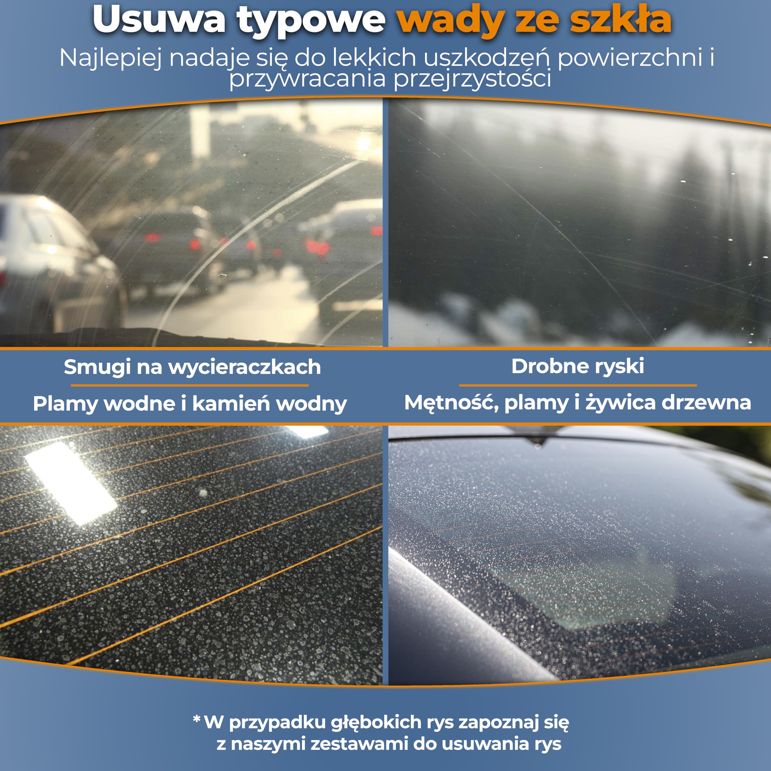 GLASS POLISH PRO 100 g tlenek ceru, wysokiej jakości proszek do polerowania szkła, ulepszona formuła, TREO 85%, 3,5 mikrona, brązowy - GP90007