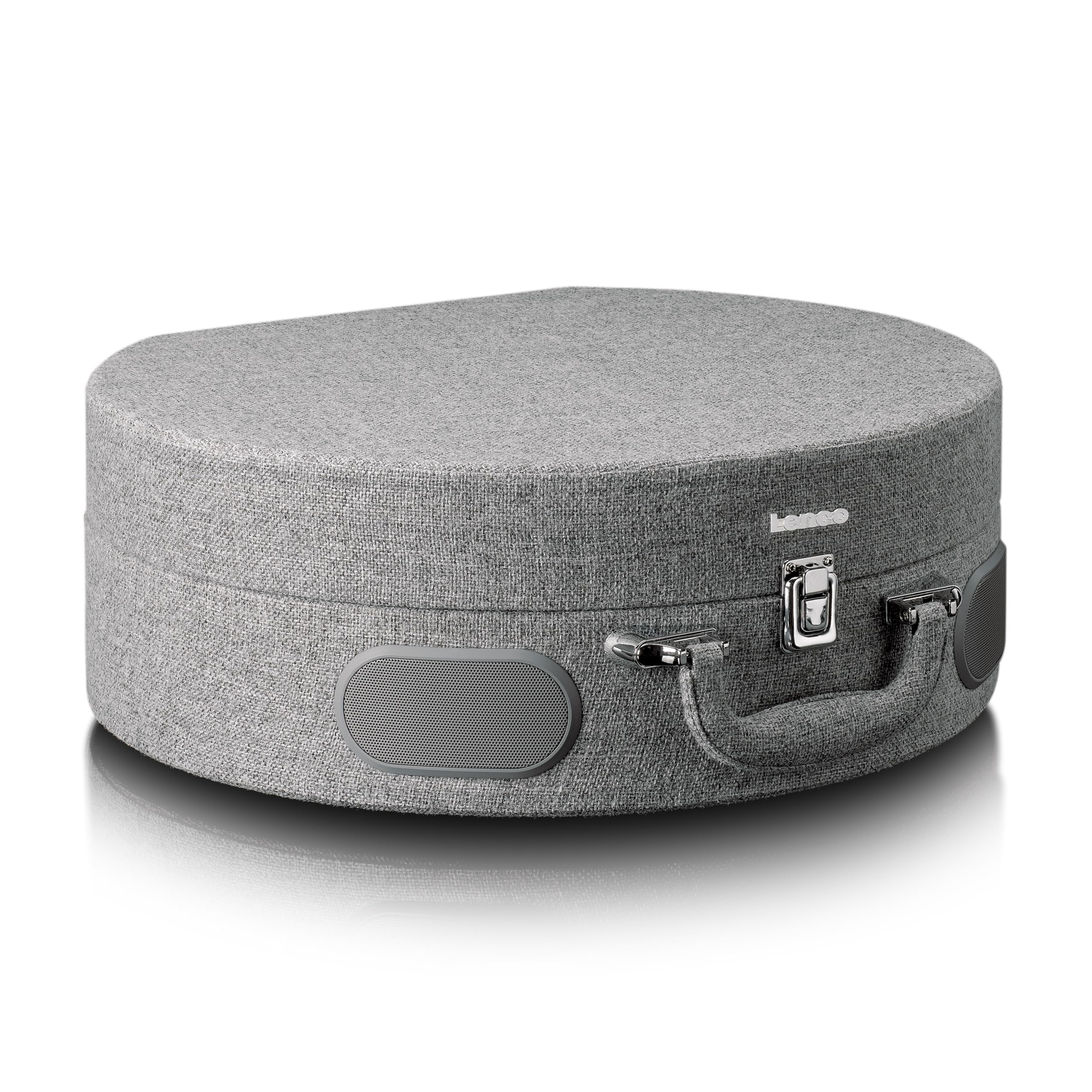 Lenco LS-66GY - Plattenspieler mit Lautsprechern u. Bluetooth | LS-66 - Schallplattenspieler - Vinyl Player - AT3600 Pickup - Riemenantrieb - Auto-Stop