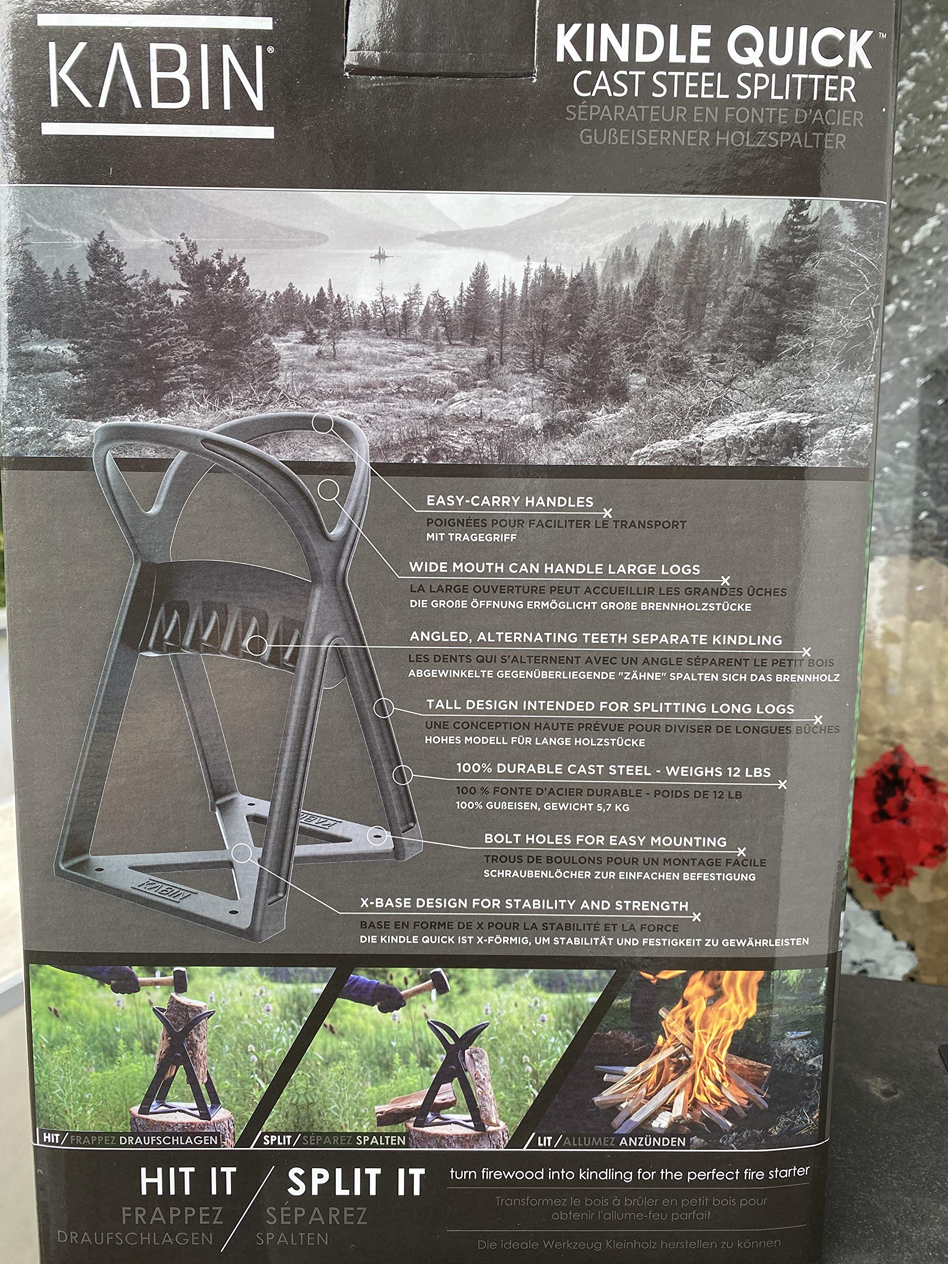 AdoroSol Vertriebs GmbH Holzspalter Brennholz Kindle Kindling Anmachholz Holz Cracker Holzcracker Brennholzcracker