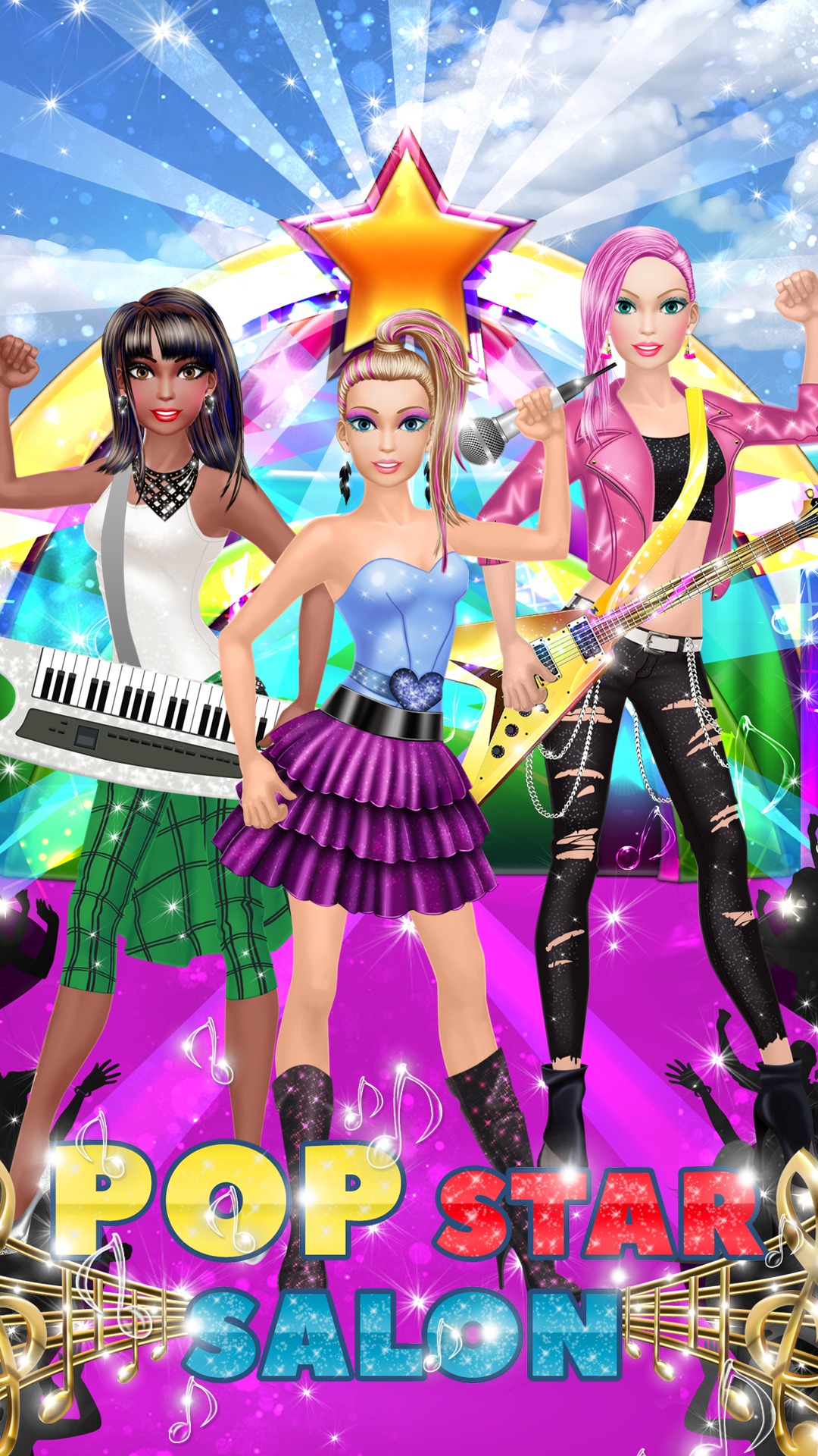 Pop Star Salon: Spa, Makeup and Dress Up - Free Girls Fashion Makeover Game  - App on the Amazon Appstore