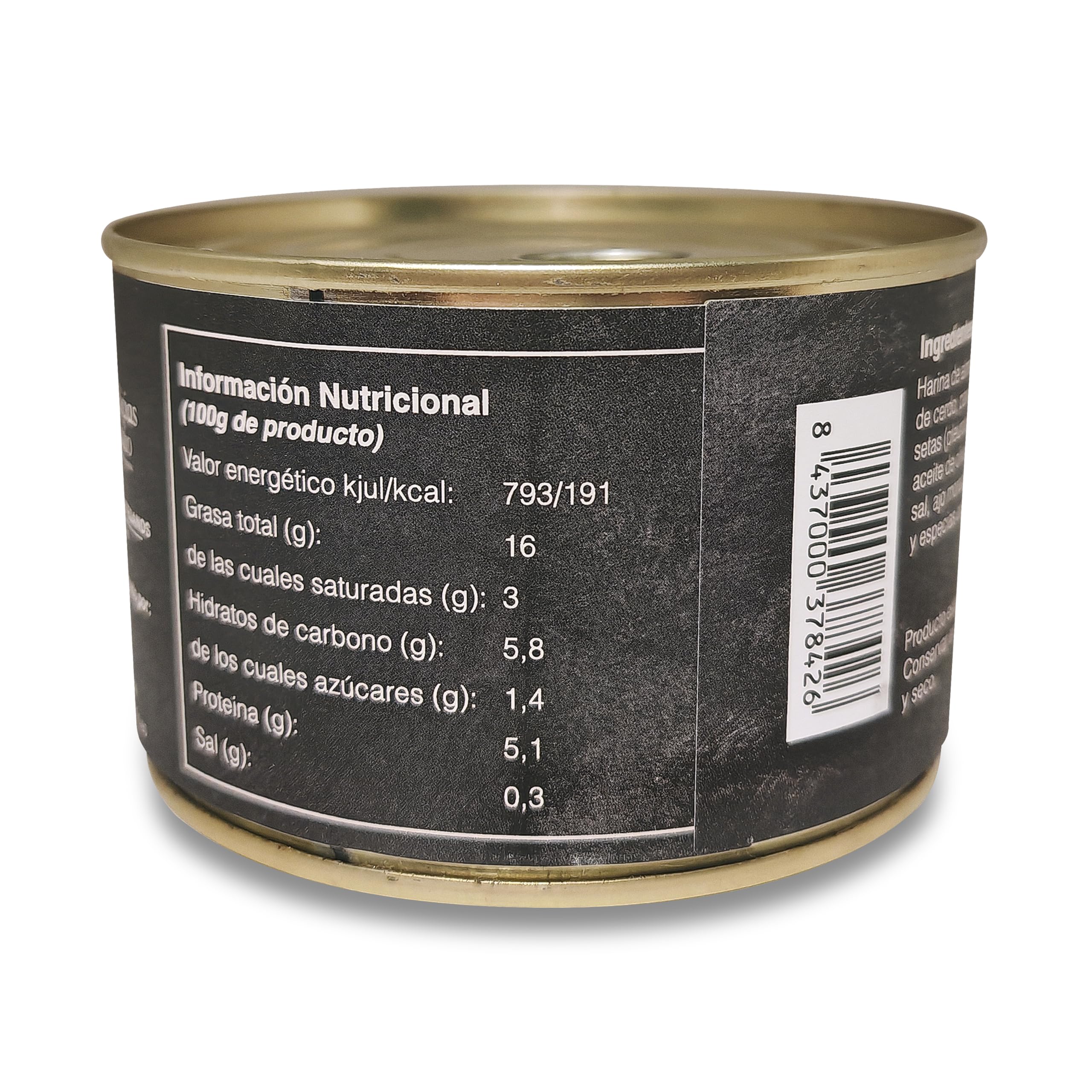 Gachas de almortas. Plato típico manchego. Pack de 3 unidades de 430 gr/unidad