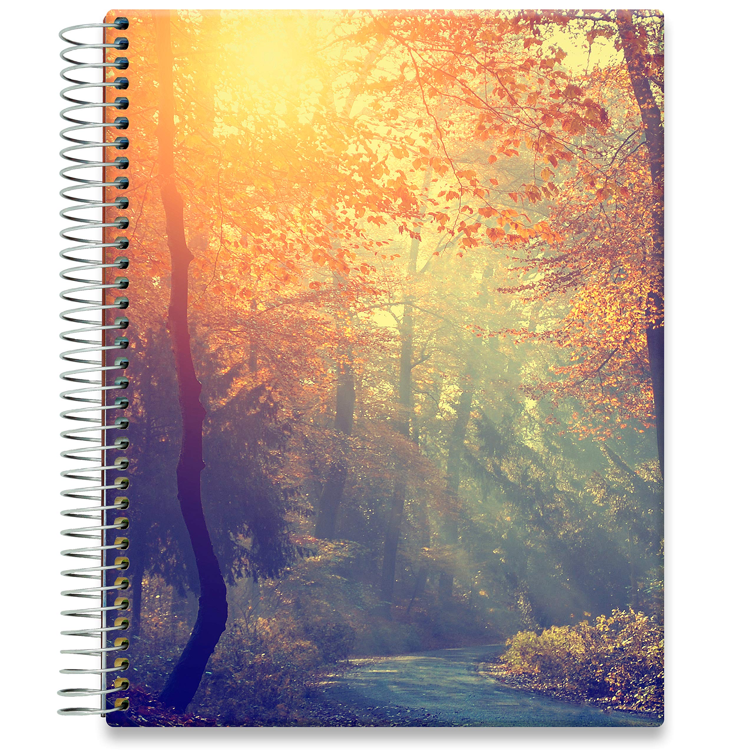 Tools4Wisdom 2022 Planner 2022 Calendar - 12 Month - 8.5x11" Hardcover - Full Color 2022 Daily Planner with Weekly and Monthly 2-Page Spreads - 12 Tabs - Planner Stickers - JA12L - Walden Nature