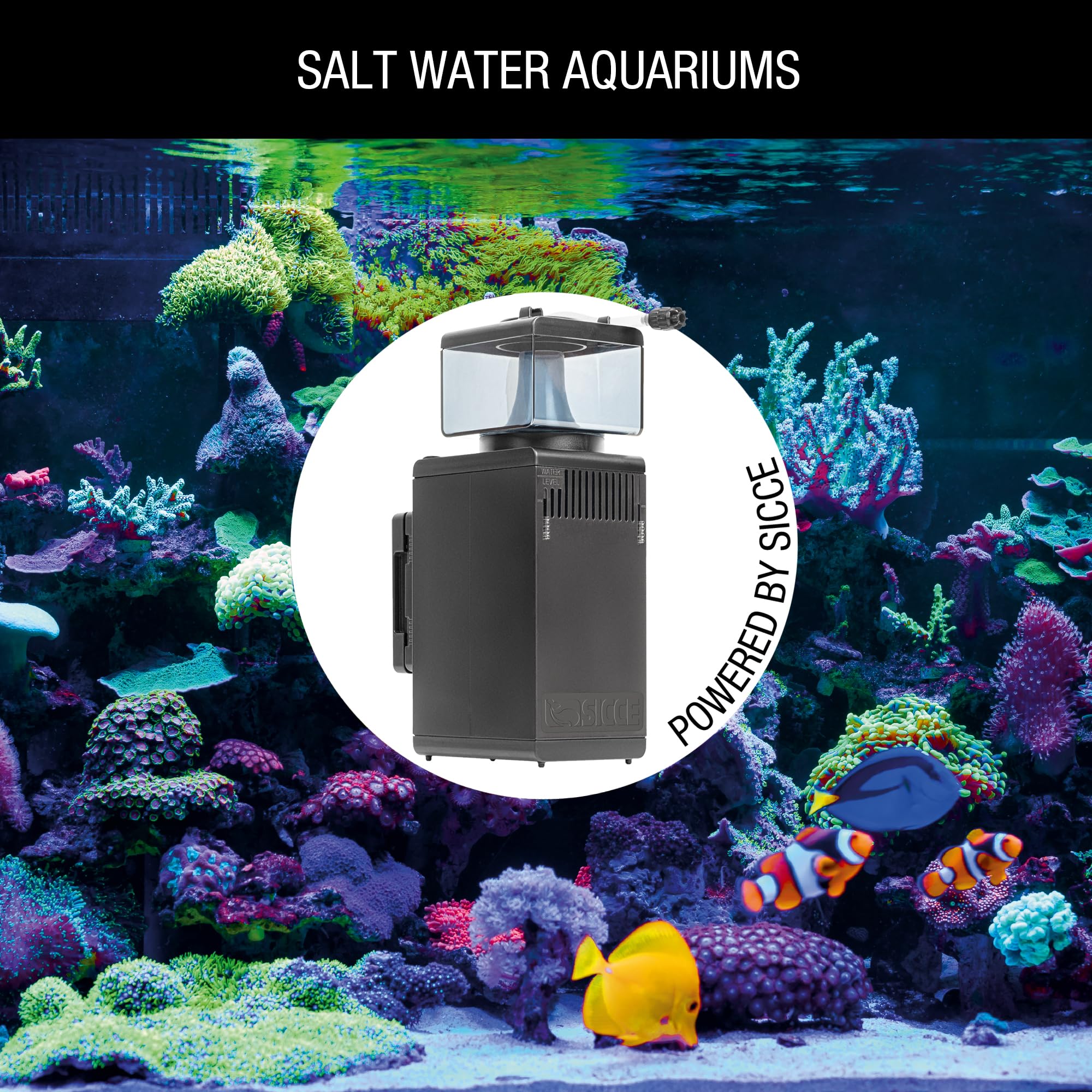Sicce Shark Nano Protein Skimmer aquários de água salgada de 300