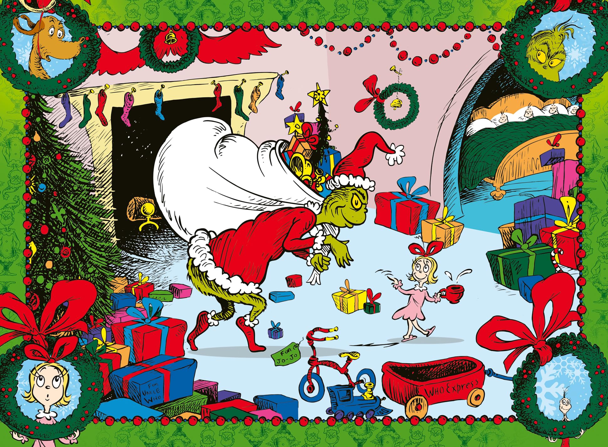 Ravensburger The Grinch Christmas Jigsaw Puzzles for Kids Age 6 Years Up - 100 Pieces XXL, Multicolor, 100 pieces, 36.2 x 49.3 cm - Image 2