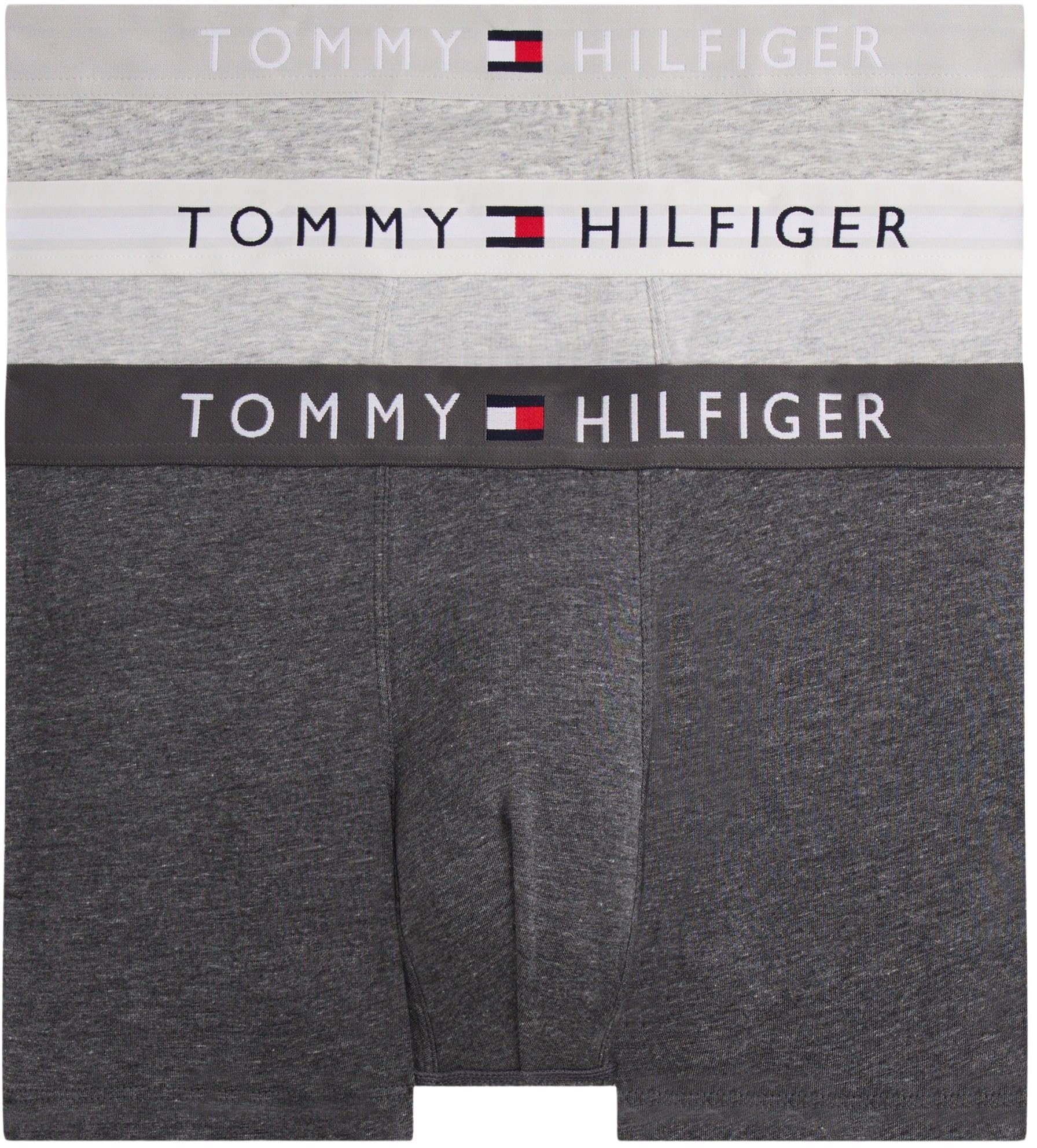 Tommy Hilfiger Herren 3er Pack Boxershorts Trunks mit Stretch