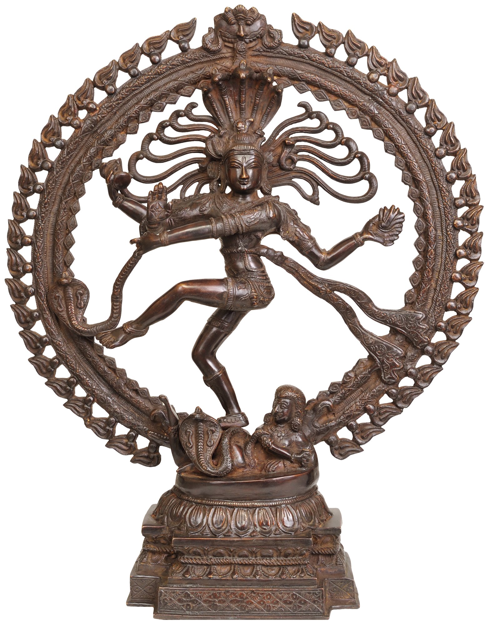 Exoticindia Lord Shiva As Nataraja Statue, Indian Cocoa
