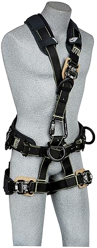 3M DBI-Sala Exofit NEX Arnés de acceso para cuerda de arco eléctrico 1113758, negro, mediano, 1 Ea