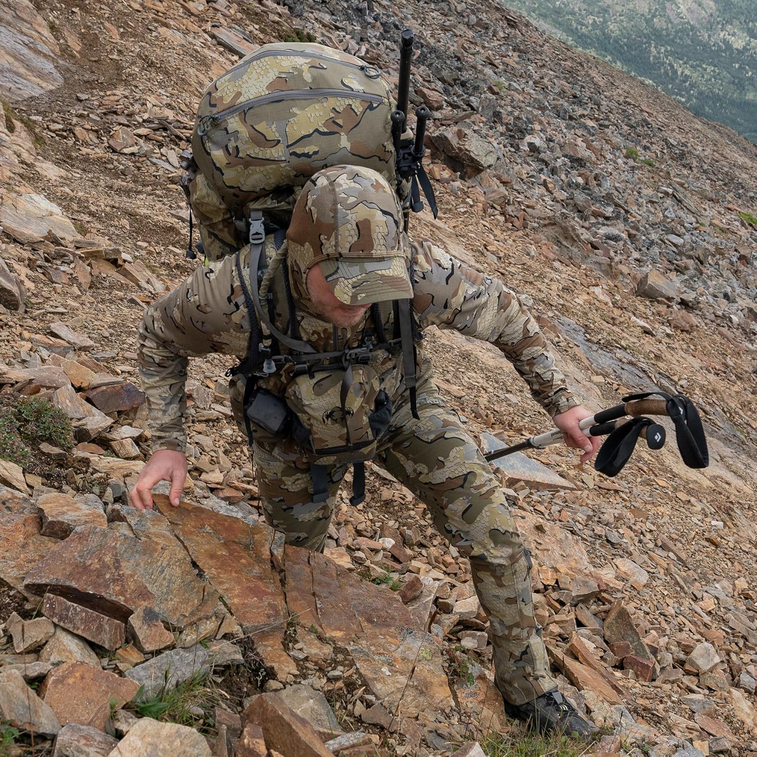 KUIU Guide Pro Pant - Wind-Resistant, Articulated Fit, Durable Soft-Shell for Cold Weather Mountain Hunting - Image 3