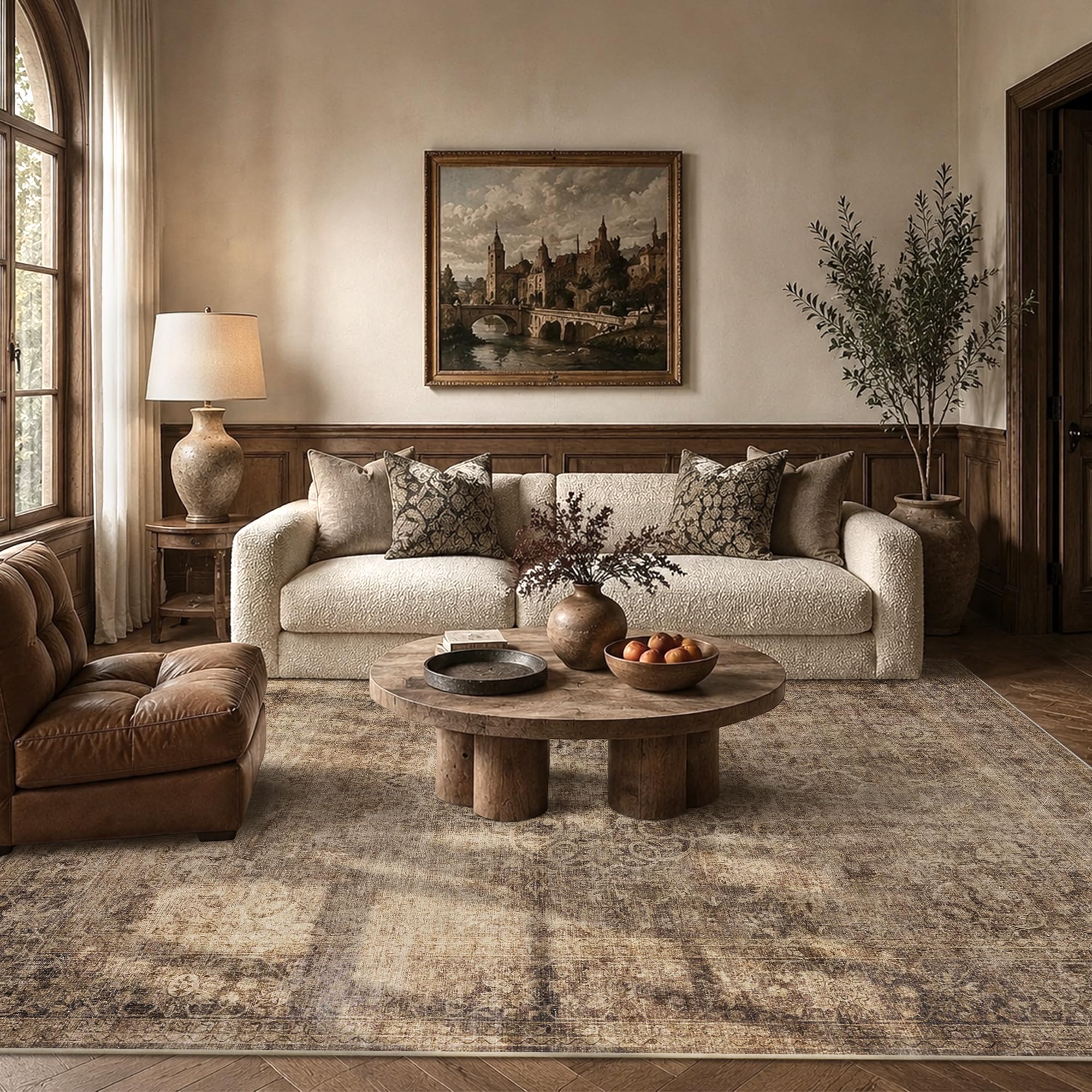 Photo 1 of HelloTree 6x9 Vintage Washable Area Rug