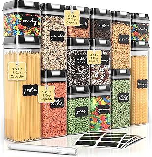 Simply Gourmet Airtight Food Storage Containers with Lids – 14 Piece Ass...