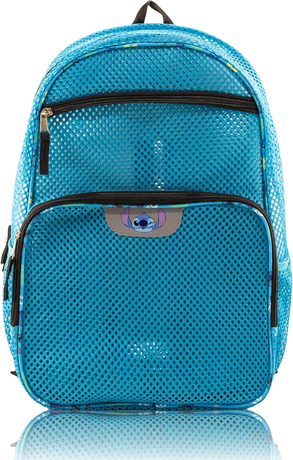 Disney Stitch Backpack for Kids | Stitch Bookbag for Girls, Boys, Unisex | Toddler Travel Bag, Mesh Cordura Lightweight Pool Backpack | Ages 3+
