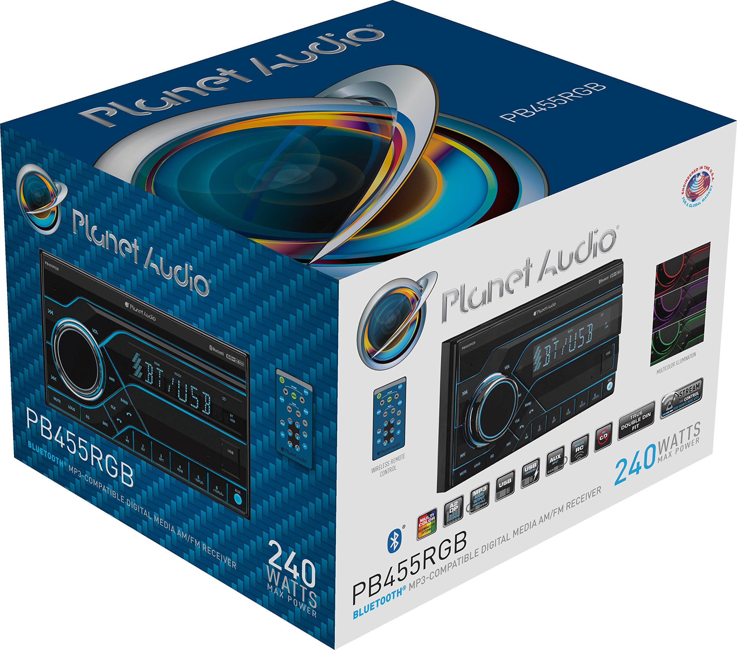 InDash Audio PB455ダブルDINカーインダッシュレシーバー