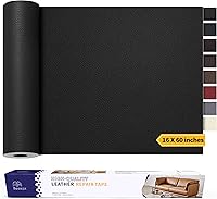 Vista 35 de Kit de Cinta de Parche para Reparación de Cuero, Reparación de Cuero Autoadhesiva para Muebles, Sillón, Sofá, Asientos de Auto, Silla de Oficina