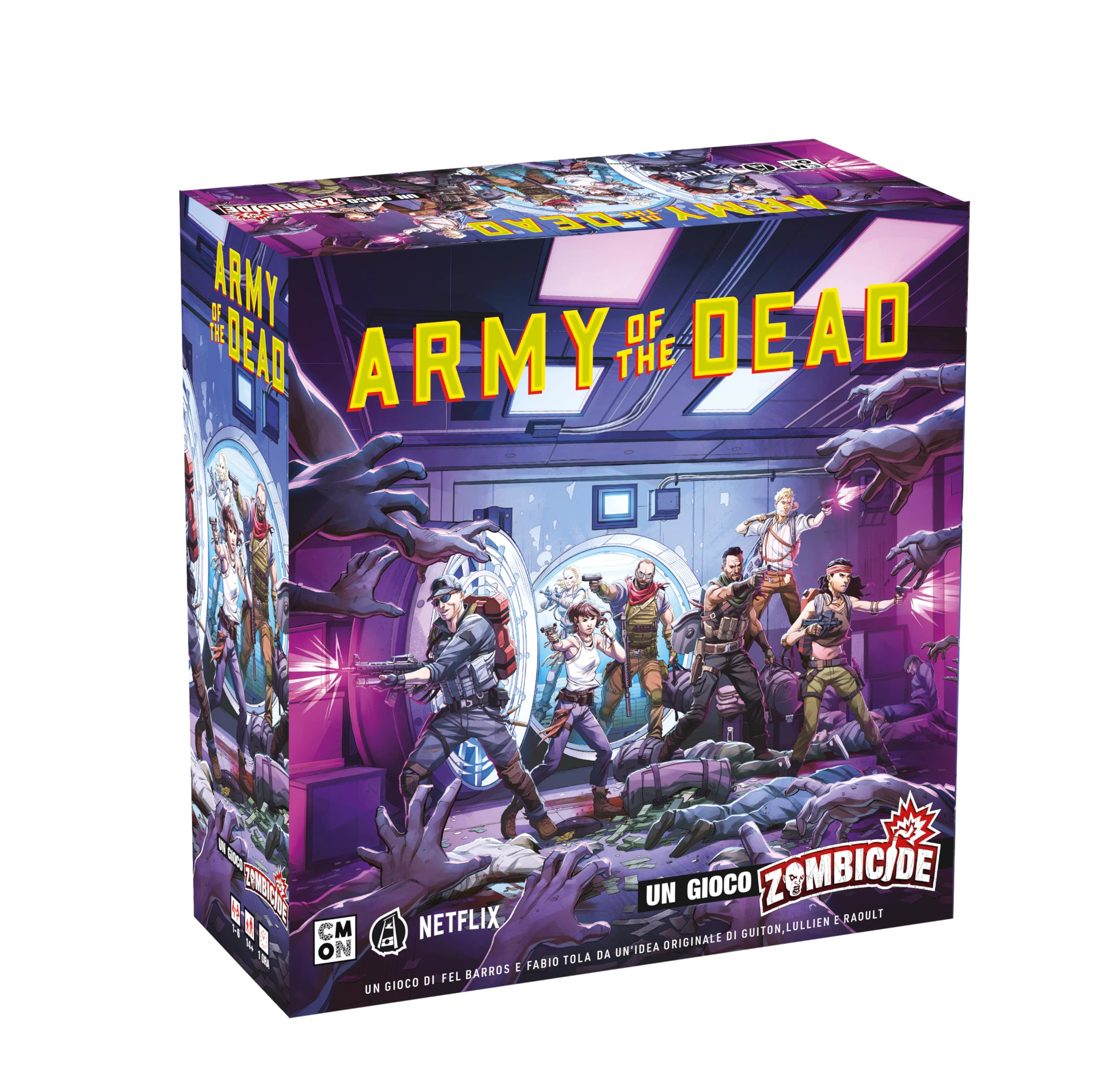 Asmodee: Zombicide Army of the Dead, Gioco da Tavolo, 14+ Anni, 1-6 Giocatori, Edizione in Italiano
