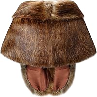 Vista 42 de Caracilia - Elegante estola tipo chal en piel sintética para el invierno.