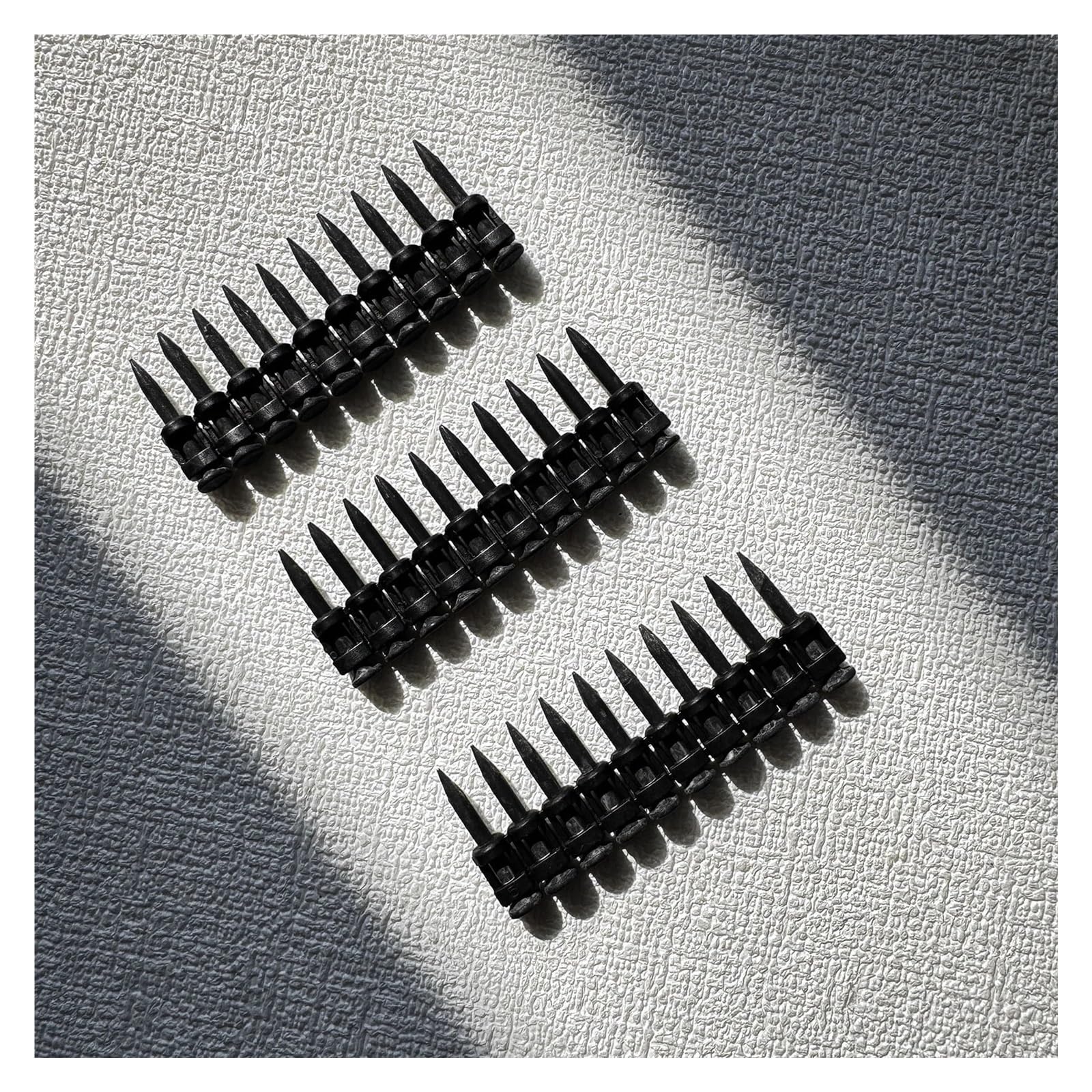 300 Uds. Clavos De Hormigón Intercalados De Plástico, Pasadores De Accionamiento De 22mm De Acero Con Alto Contenido De Carbono for Clavadora A Gas(38mm)