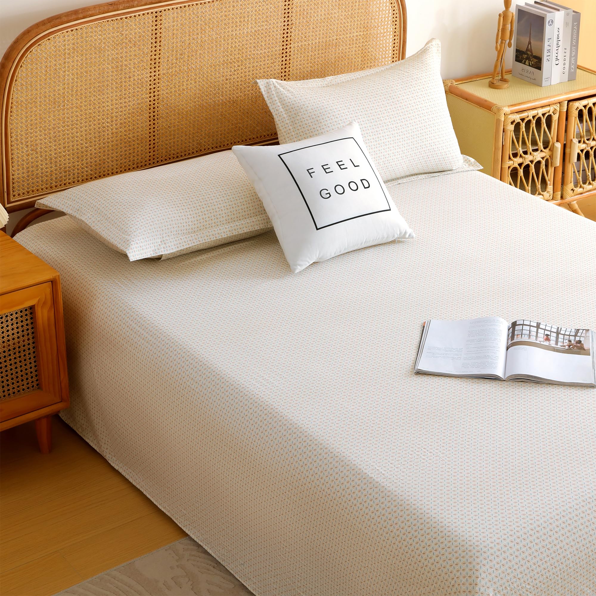 Story@Home King Size Cotton Bedsheet Set -8 Story@Home King Size Cotton Bedsheet Set -8