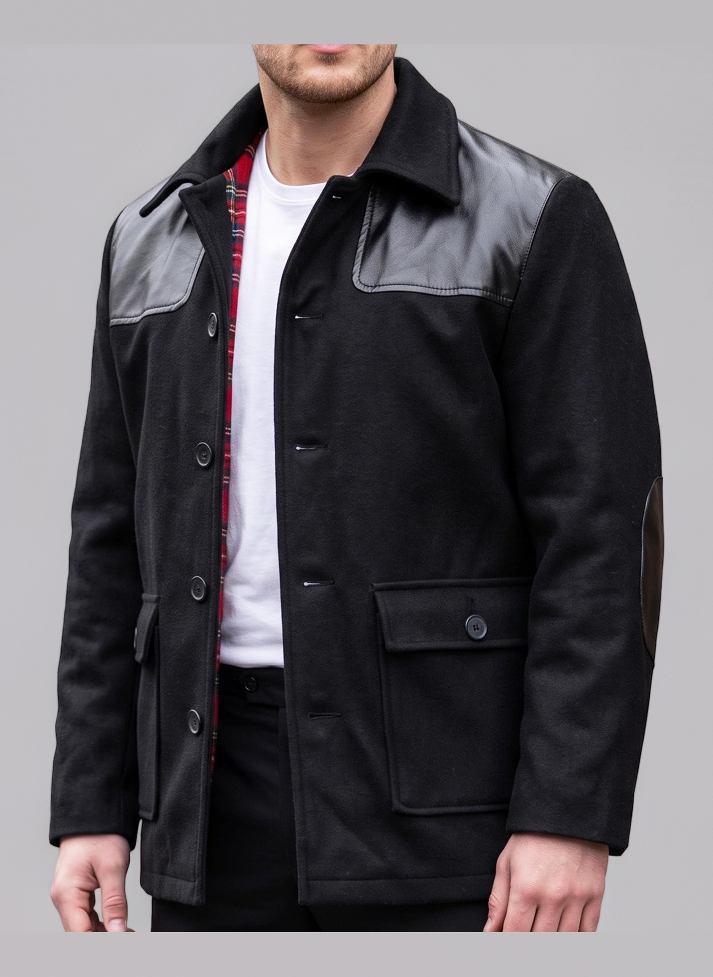 Classic Wool Donkey Jacket (XS) Black | Classic British