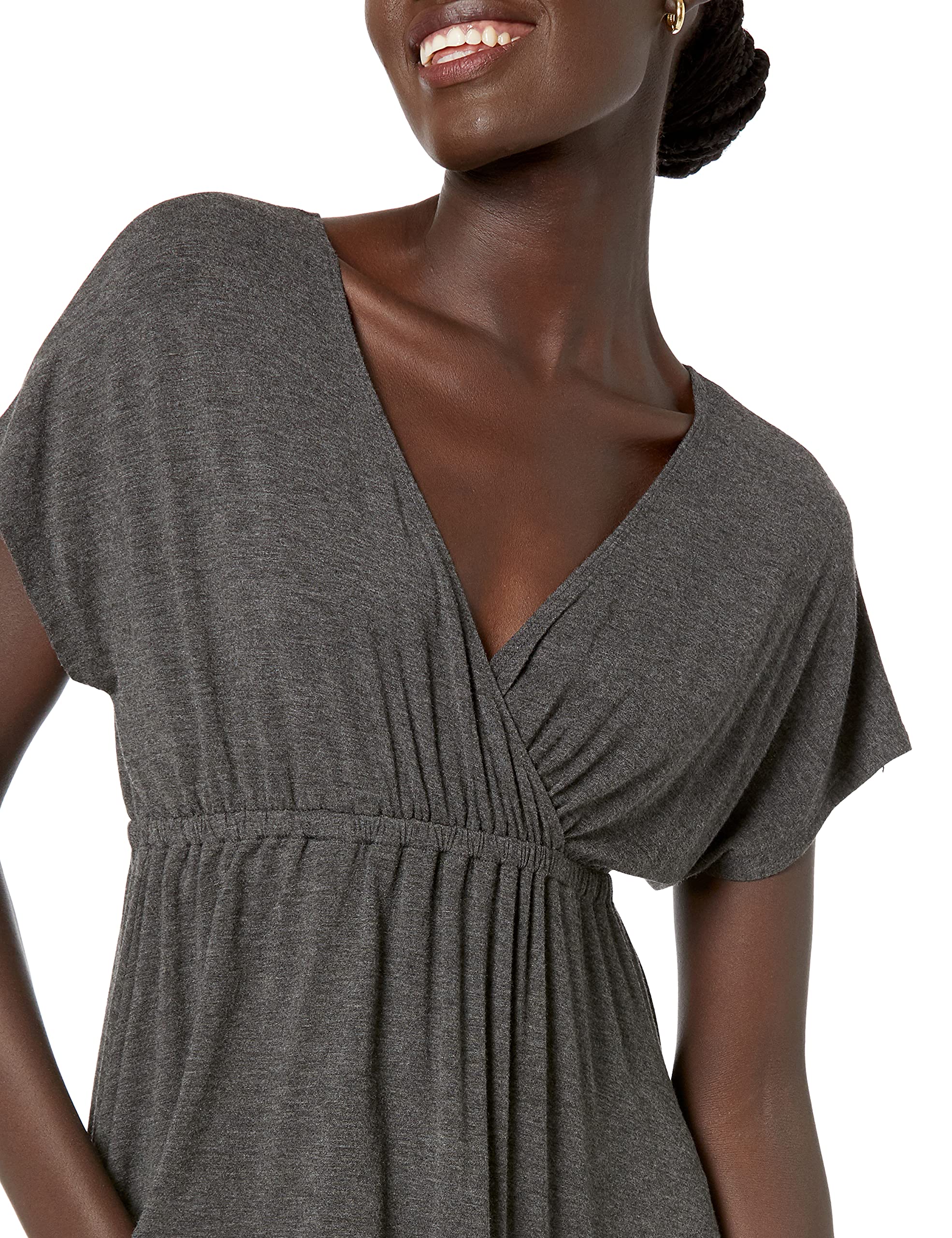 Amazon Essentials Donna Vestito Incrociato (Taglie Forti Disponibili)