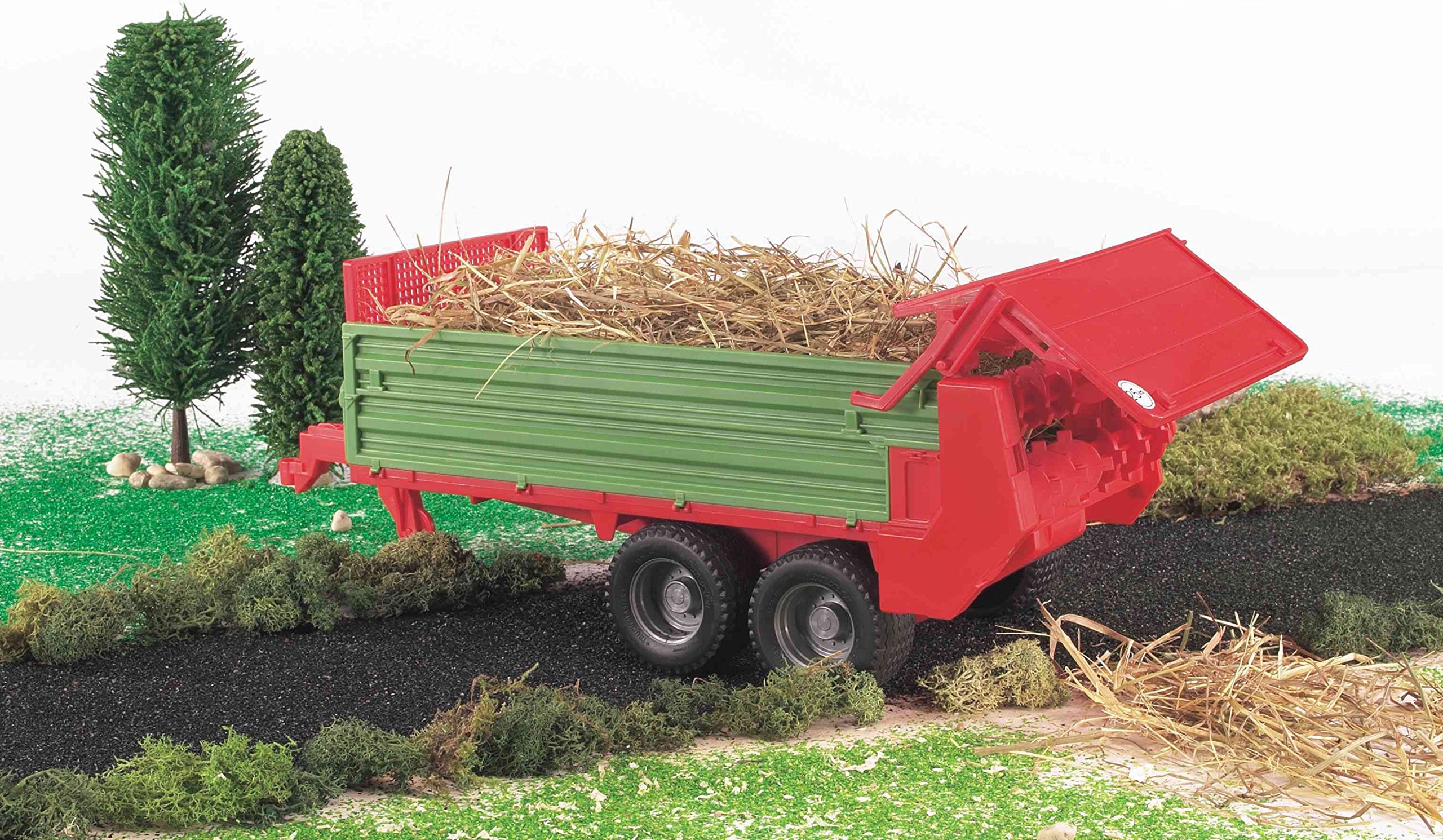 bruder 02209 - Epandeur de fumier, remorque, tracteur, remorque, ferme