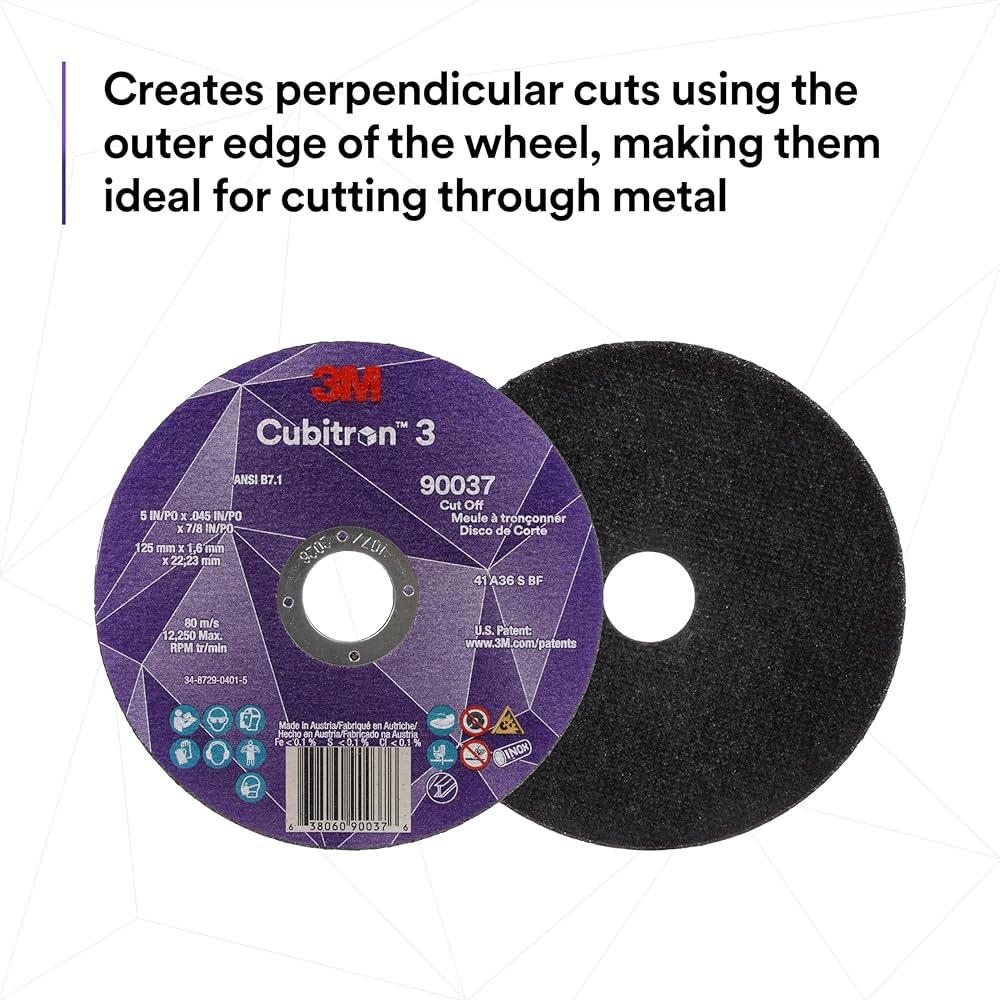 Amazon.com: 3M Cubitron 3 Cut-Off Wheel, 90032, 60+,3 in x